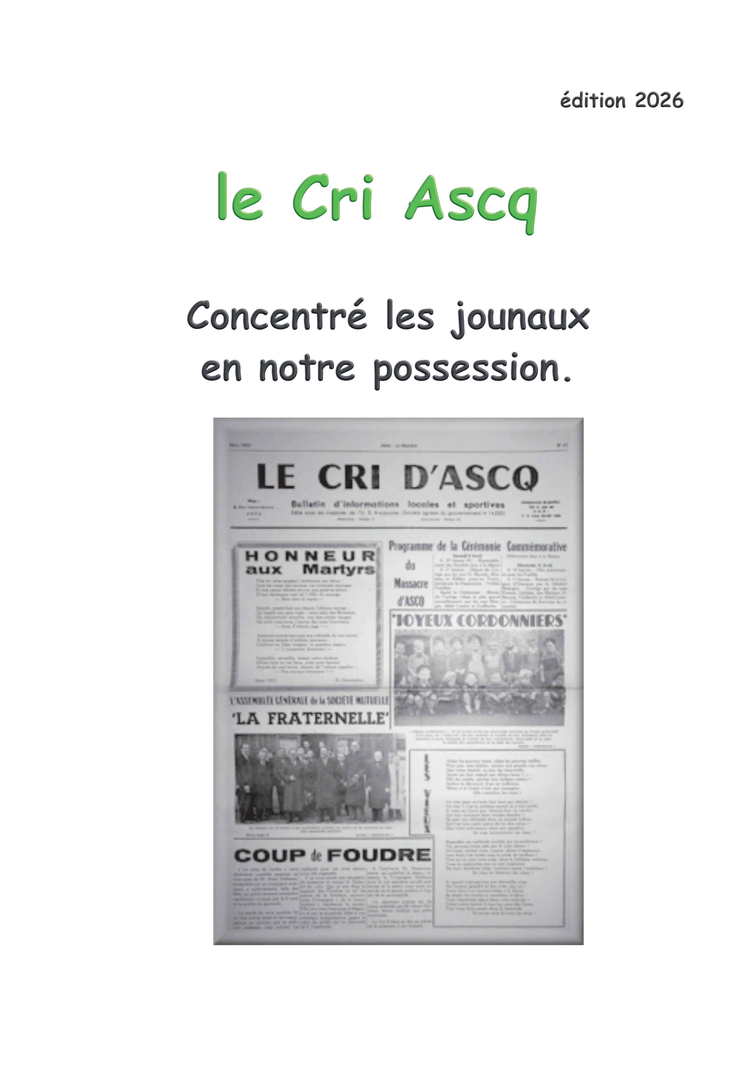 le cri Ascq couv